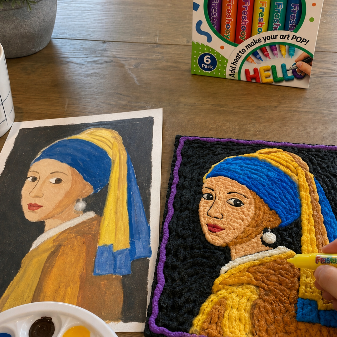 🦄👗Save66% by ordering today丨Freshooy® 3D Relief Art Pen – Turn Flat Drawings Into Touchable 3D Art🪄