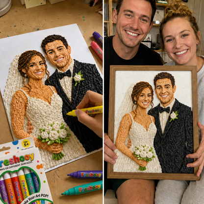 🦄👗Save66% by ordering today丨Freshooy® 3D Relief Art Pen – Turn Flat Drawings Into Touchable 3D Art🪄
