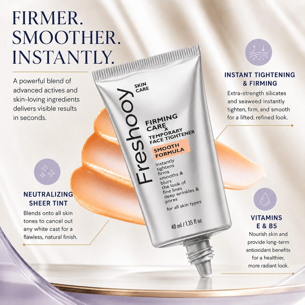 Freshooy™  Instant Face & Eye Tightener Lightweight Formula