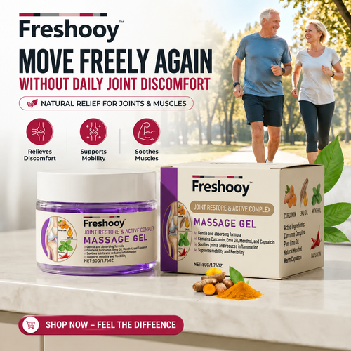 Freshooy™ Advanced Arthritis Relief Gel — AAOS-Approved Turmeric & Emu Oil for Joint & Muscle Comfort
